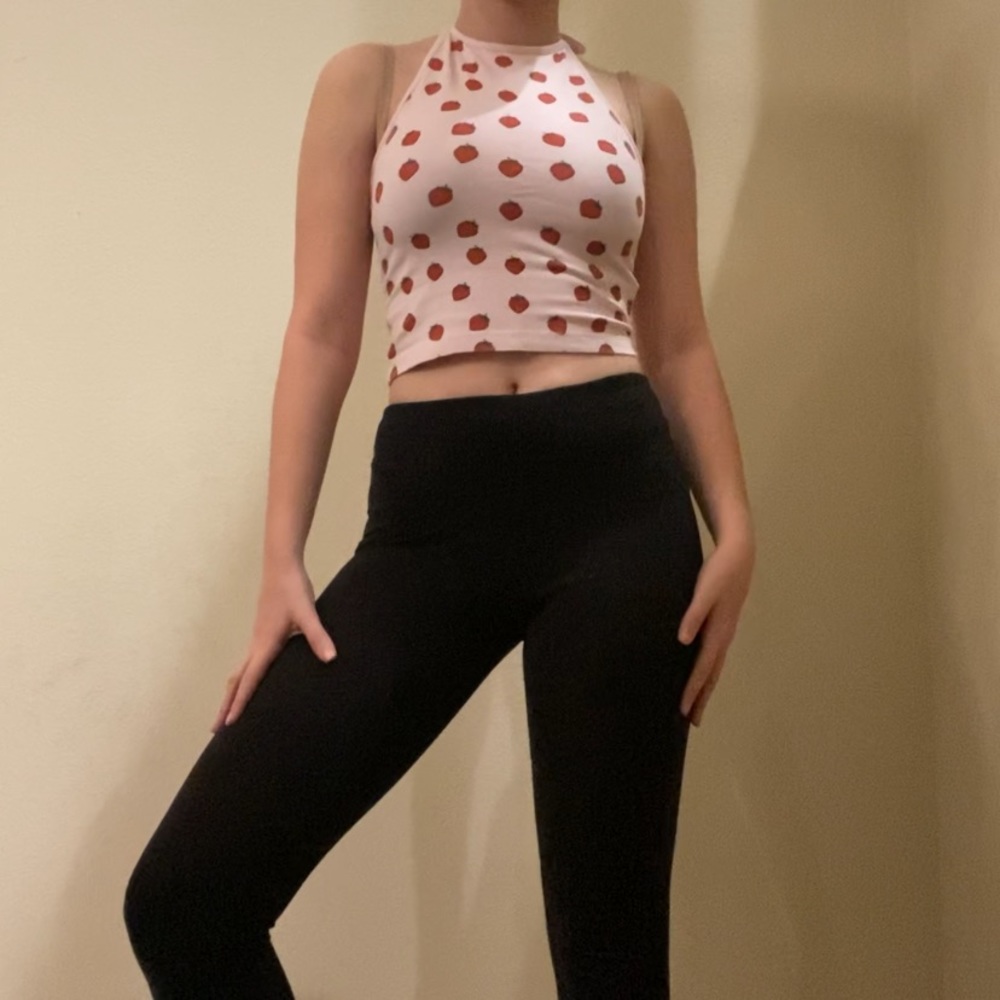 Forever 21 strawberry halter top